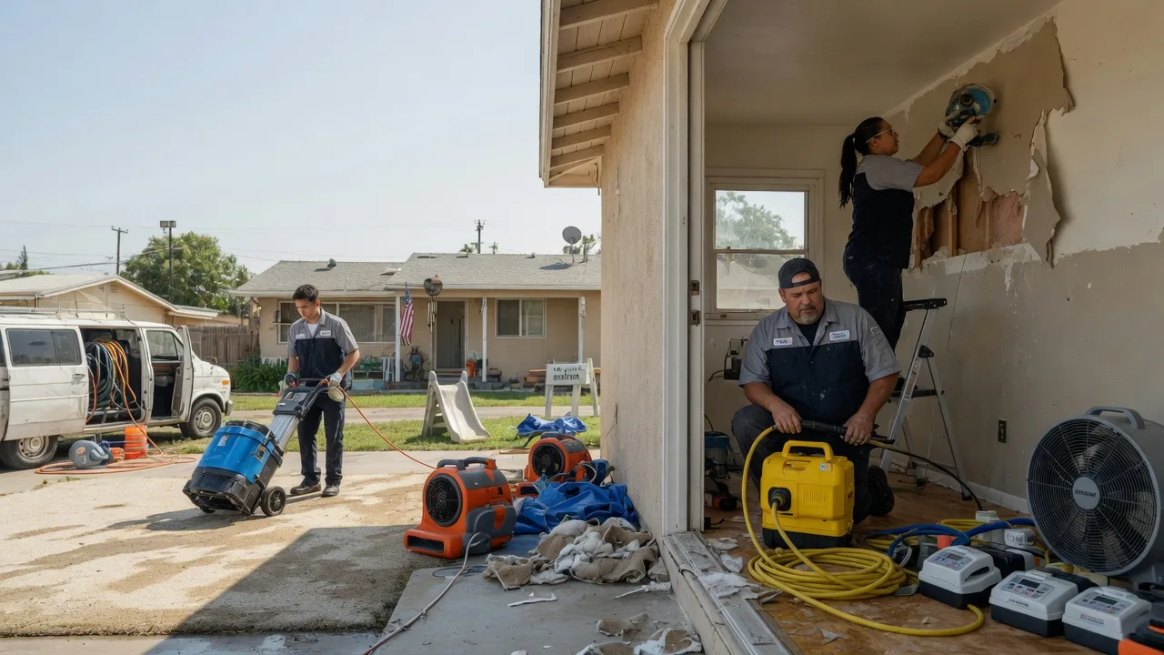 Water Damage Restoration in Oakwood, TX near me